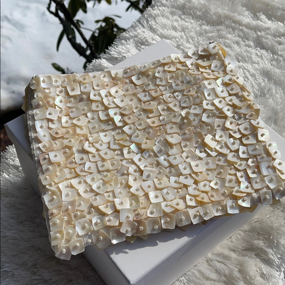 Zara Mother of Pearl Beaded Bag - Picture 2 of 9